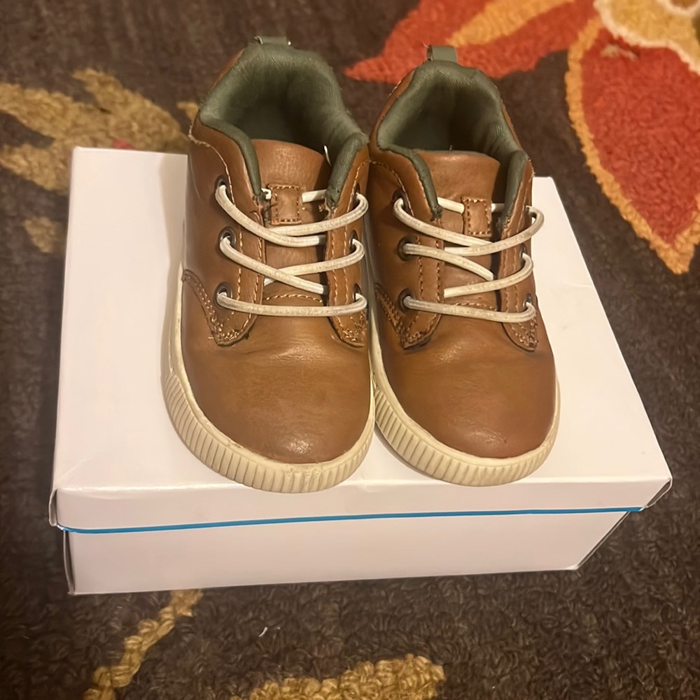 Brown Crocodile Toddler Shoes.